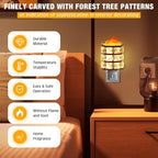 4 Pcs Wall Plug in Wax Warmer Crystal Fragrance Warmer Decorative Pluggable Wax Burner for Scented Wax Electric Wax Melt Plug in for Home Office, Spa, Bedroom, Kitchen, Bathroom