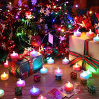 Topstone Color Changing Led Tealight Candles with Remote Control and Timer,Battery Operated Flameless Candle, Votive Candles,Electric Tea Candles for Party,for Indoor Decoration,Pack of 12