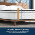 Vesgantti Full Size Mattress 12 Inch, Fiberglass-Free | Cool Sleep Hybrid Double Mattress in a Box - Memory Foam & Pocket Springs, Ergonomic Design, Pressure Relief, Medium Firm Feel, 54"×75"×12"