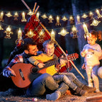 20 LED Children's Room LED String Light Astronaut Spaceship Rocket Pendants Holiday Party Lights Wall Window Nursery or Kids room Decor Wedding Around the Garden Party Patio Christmas (Warm White)