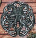 Ebros Gift Norse Viking Scandinavian Colossal Sea Monster Kraken Octopus Decorative Wall Plaque 12" Tall Hanging Decor Figurine Cephalopod Tentacles Aquatic God Myth And Legends
