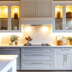 JOY DECOR 20 Pack Cabinet Handles, Brushed Nickel Cabinet Pulls, 7-1/2 in Hole Center Kitchen Cabinet Handles, Stainless Steel T Bar Handles for Dresser Drawers