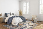 Keen Home Design Area Rugs - 4x6 Non-Shedding, Abstract Rugs for Kitchen, Living Room, Bedroom, Dining Room, Entryway - Size: 4' x 6', Multi