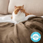 Bedsure GentleSoft Sherpa Fleece Blankets Queen Size for Bed - Thick and Warm Throw for Women and Men, Soft Fuzzy Plush Queen Blanket for Winter, Camel, 90x90 Inches