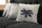 Ambesonne Botanical Throw Pillow Cushion Case Pack of 4, Minimalist Watercolor Painting Leaves Agave Branches Plant in a Pot, Modern Accent Double-Sided Digital Printing, 24", Purpleblue and Dimgray