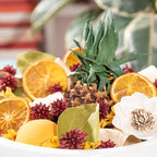 ANDALUCA Decorative Fragrance Tropical Pineapple Potpourri with Fragrance Vial (Pineapple Paradise)