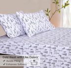 RUVANTI Flannel Sheets Twin Size - 100% Cotton Double Brushed Twin Sheets Set, Deep Pockets 16 Inches, All Seasons Breathable & Extra Soft Bed Sheets, Warm & Cozy, 3 Piece, Dry Winter