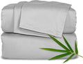 Twin Sheets by Pure Bamboo, Genuine 100% Organic Viscose Derived from Bamboo Bed Sheet Set, Luxuriously Soft & Cooling, Double Stitching, Lifetime Quality Promise (Twin, Silver Pearl)