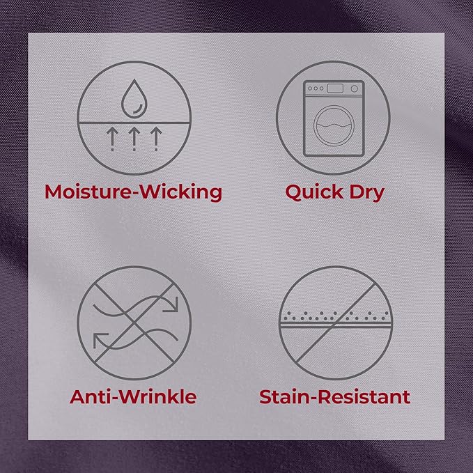 Mellanni Twin Sheets Set - 3 PC Iconic Collection Bedding - Hotel Luxury, Extra Soft, Cooling Bed Sheets - Wrinkle, Fade, Stain Resistant (Twin, Purple)