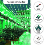 Holiday Essence Mini LED Green St. Patrick’s Lights Set, 60 5mm Wide Angle Christmas String Lights Green Wire, Indoor Outdoor Décor for Home Patio Garden Decorations, UL Certified
