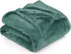 Utopia Bedding Fleece Blanket Queen Size Celadon 300GSM Luxury Fuzzy Soft Anti-Static Microfiber Bed Blanket (90x90 Inch)