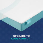 Tempur-Pedic TEMPUR-Adapt + Cooling 3-Inch California King Mattress Topper Medium Luxury Premium Foam, Washable Cover, Medium Cooling Topper,White