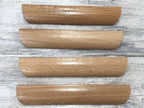 10Pcs 3.54" Wood Solid Furniture Pulls Handles, Painted Smoothly Wooden Handles Cupboard Closet Drawer Handle Pull,Hole Dis.2.52"