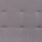 Flash Furniture Bedford Tufted Upholstered Twin Size Headboard in Light Gray Fabric