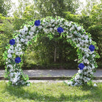 AVIVIHO 65Pcs Royal Blue Flowers Hydrangea Artificial Flowers Bulk Realistic Fake Hydrangeas Silk Flowers with Stems for Home,Weddings,Party,Table Centerpieces,Father's Day,Baby Shower Decor