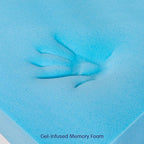 Subrtex Mattress Topper, Memory Foam Mattress Topper, Gel-Infused Memory Foam Topper for Side Stomach Sleepers, Breathable Bed Toppers for Sofa Bed (3 Inch, Twin)