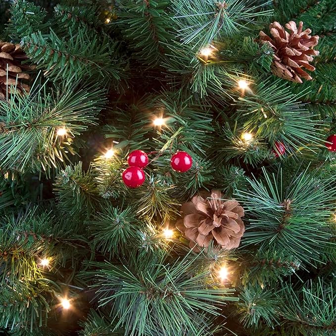 Dazzle Bright Christmas Mini String Lights, 60FT 300 Incandescent Green Wire Fairy Lights UL Certified Christmas Decorations for Indoor Outdoor Yard Party Xmas Tree Decor, Warm White