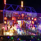 Christmas String Lights End-to-End Plug 8 Modes 108FT 300 LED IP55 Outdoor Waterproof UL Certificated Indoor Fairy Lights Garden Wedding Christma Trees Parties Decoration