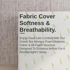 NapQueen Full Size, 8 Inch Anula Green Tea Infused Memory Foam Mattress, Bed in a Box, CertiPUR-US Certified Mattress