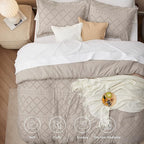 Bedsure California King Comforter Set - Linen Comforter, Boho Tufted Shabby Chic Bedding for Kids, 3 Pieces Vintage Farmhouse Bed Set for All Seasons, Fluffy Soft Bedding with 2 Pillow Shams