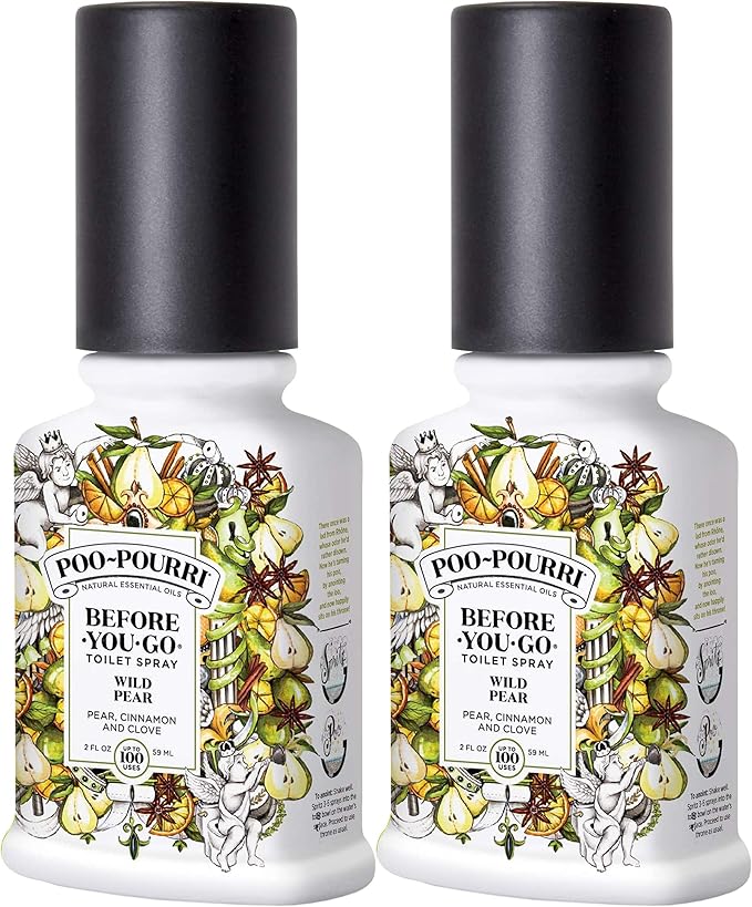 Poo-Pourri Before You Go Toilet Spray Wild Pear 2 Oz, 2 Pack