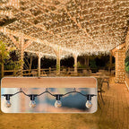 36 PCS Q-Hanger Hooks with Safety Buckle, Windproof Screw Hooks for Outdoor String Lights Hanging Christmas Lights, Plants, with 1 Wing Nut Driver