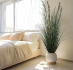 Artificial Pampas Grass Plant, 6FT Tall Faux Plants Indoor Home Decorative Artificial Plants & Flowers in Pot, Fake House Plant