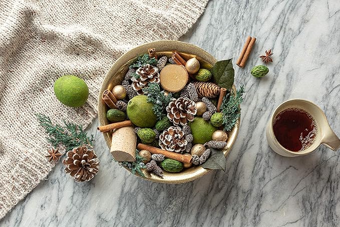 ANDALUCA Evergreen Pine Scented Potpourri | Made in California | 20 oz Bag + Fragrance Vial