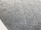 Custom Size Modern Runner Rug Carpet for Hallway Entryway Foyer Kitchen, Slip Resistant Latex Rubber Backed 31 inch Wide X Customized Length, Clouds Grey, 31 inch X 31 feet