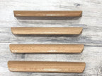 10Pcs 4.84" Wood Solid Furniture Pulls Handles, Painted Smoothly Wooden Handles Cupboard Closet Drawer Handle Pull,Hole Dis.3.78"