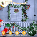 Ollny Outdoor Christmas Lights 1000LED 328FT, Cool White Fairy Lights IP67 Waterproof, Plug in String Light with Remote 8 Modes Timer, Xmas Light for Outside Indoor House Tree Decorations
