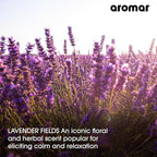 AROMAR Premium Fragrance Oil - Essential Oil for Diffusers & Home Aromatherapy - Lavender Fields - 8oz