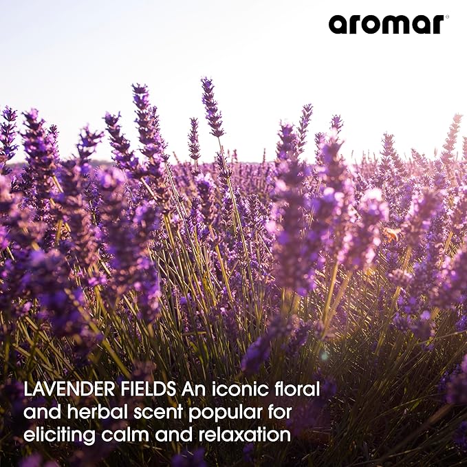 AROMAR Premium Fragrance Oil - Essential Oil for Diffusers & Home Aromatherapy - Lavender Fields - 8oz
