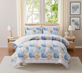 Floral Comforter Set King Size with Sheets Bed in a Bag – Deep Pocket Fitted Sheet with Elastic Corners, Cozy Comforter, Pillowcases & Shams – Soft Microfiber All Season Bedding – Machine Washable