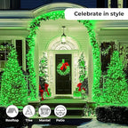 Holiday Essence Mini LED Green St. Patrick’s Lights Set, 60 5mm Wide Angle Christmas String Lights Green Wire, Indoor Outdoor Décor for Home Patio Garden Decorations, UL Certified