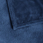 BEDELITE Fleece Blanket Twin Size Navy Blue Throw Blankets for Couch & Bed, Luxury Plush Cozy Fuzzy Blanket 60x80 inches, Super Soft Warm Lightweight Throw Blanket for Travel Camping