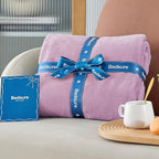 Bedsure GentleSoft Bedding Fleece Blanket for Girls and Boys - Soft Cozy Cute Small Throw Blankets for Travel, 43x55 Inches, Lilac