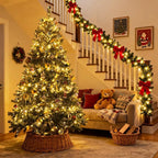 JMEXSUSS 2 Pack Battery Operated Christmas Lights with Remote, Total 66ft 200 LED Battery String Lights Outdoor Indoor, Warm White Twinkle Light for Christmas Tree Bedroom Porch Garland Yard Car Decor