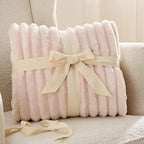 Bedsure GentleSoft Pink Throw Blanket for Couch - Cozy Soft Blankets for Women, Cute Small Fleece Throws for Girls, Pink Halloween Christmas Decor Gifts for Home Room, Crystal Pink, 50x60 Inches