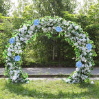 AVIVIHO 65 Pcs Blue Hydrangea Artificial Flowers Bulk Realistic Fake Hydrangeas Silk Flowers with Stems for Home,Weddings,Centerpieces,Party,Arch Backdrop,Forals Arrangement Decor