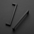 Ravinte 10 Pack Solid Kitchen Cabinet Handles Matte Black Cabinet Pulls Slim Drawer Pulls with 5 Inch Hole Center Square Bar Kitchen Cabinet Hardware