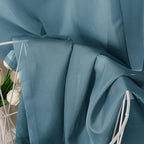 Aiyufeng Dusty Blue Sheer Curtains 45 inches Long, Short Kitchen Window Treatment Solid Sheers Cafe Curtains Bathroom Voile Half Window Curtains 2 Panels, Rod Pocket, 42" Wx45 L