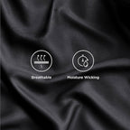 Bedsure Full Size Bed Sheets, Cooling Sheets, Rayon Derived from Bamboo, Breathable & Soft, Deep Pocket Up to 16 Inches, Hotel Luxury Silky Bedding for Hot Sleepers, Black