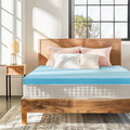 Subrtex Mattress Topper, Memory Foam Mattress Topper, Gel-Infused Memory Foam Topper for Side Stomach Sleepers, Breathable Bed Toppers for Sofa Bed (3 Inch, Twin)