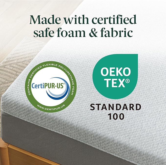 ZINUS 10 Inch Ultima RV Memory Foam Mattress [New Version], Short Queen, Fiberglass Free, Medium Firm Feel, Breathable Memory Foam, Certified Safe Foams & Fabric, Mattress in A Box