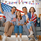 4th of July Decorations Red White and Blue Star String Light Battery Operated 10FT 20 LED Indoor Outdoor Waterproof Twinkle Patriotic Fairy Lights for Independence Day Memorial Day