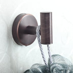 Bathroom Robe Towel Hooks Coat Wall Hook Stainless Steel Heavy Duty Door Hanger Clothes Cabinet Closet Sponges Hook for Bathroom Bedroom Kitchen Hotel Pool 4 Packs (Oil Rubbed Bronze)