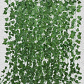 RECUTMS 258 FT Fake Vines Greenery Leaf Garland Ivy Vine Foliage Flowers Hanging for Wedding Party Garden Home Kitchen Office Aesthetic Wall Bedroom Living Room Patio Decor(36 Pack)