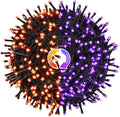 JMEXSUSS 250 LED Orange and Purple Christmas String Lights Indoor Outdoor Waterproof for Garden Patio Party Halloween Christmas Decorations