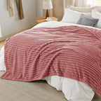 Bedsure GentleSoft Dusty Pink Full Blanket for Bed - Cozy Soft Blankets for Women, Cute Small Fleece Throws for Girls, Birthday Gifts for Women Decor Gifts for Mom, 84x90 Inches
